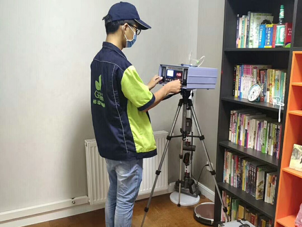 新房甲醛检测,空气质量检测,专业采样分析,芷岸龙庭案例,格瑞乐环保