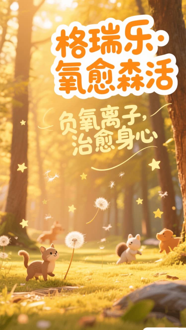 格瑞乐・氧愈森活，负氧离子，治愈身心,森氧空间